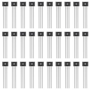 30PCS Hall Effect Sensors A3144/OH3144/44E/AH3144E 3 Pins Sensor Element Switch for Arduino Electric Vehicle Motor Repair