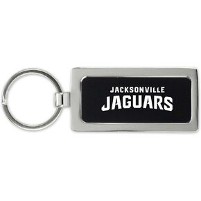 NFL Rico IndustriesLaser Engraved Metal Keychain Two Sided Metal Keychain - Great Every Day Auto Accessory