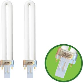 (2 Pack) PL13-A-FFP 13W Replacement Light Bulb with Magnetic Ballast,Replace for Ottlite Lamps Purchased Before 2008,13W Type A Light Bulb,5500K Bright Natural Daylight,GX23 Base