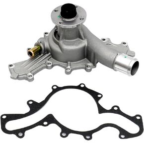 AW4108 Professional Water Pump Kit with Gasket Compatible with Ford Explorer Sport Trac Mustang Ranger, Mazda B4000, Mercury Mountaineer, 4.0L V6 Engine