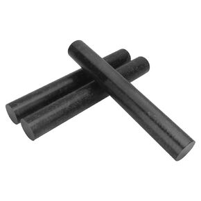 4 Pack Diameter 1.57 Inch Acetal Copolymer Rods, Black Acetal Stock Solid Copolymer Plastic Rods for Non-Marring Fixtures, Bushings, and Spacers, (Length 12 Inch) by KUKLIPJIM