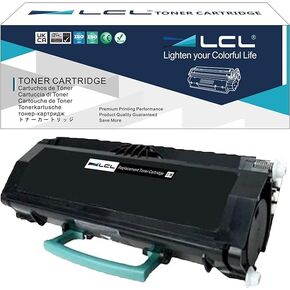 استبدال خرطوشة الحبر المتوافقة مع LCL لـ Lexmark E260A21A E260 E260d E260dn E260dtn E260dt E360 E360dn E360dtn E360d E460 E460dn E460dw E462dtn E462 E460d E460dtn (عبوة واحدة باللون الأسود)