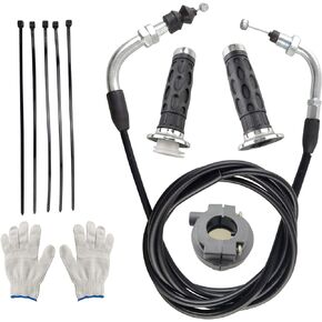 Applicable to GY6 ATV QMB139 157QMJ 50cc, 80cc, 125cc, 150cc throttle torsion handle kit (equipped with 78 inch scooter throttle line glove binding belt) Chinese Motorcycle Scooter accessories