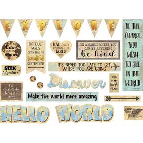 Teacher Created Resources Travel the Map Mini Bulletin Board TCR8624)