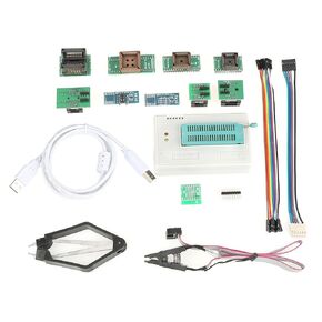 USB Programmer,AVR USB Universal Programmer for TL866II Plus EEPROM Flash 8051 AVR MCU GAL PIC with 10 Adapter,Higher Programming Speed (up to 2X) of high-Capacity Memories