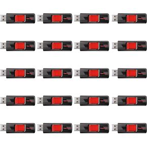 SanDisk 64GB Cruzer USB 2.0 Flash Drive - Bulk (20 Count) - Sdcz36-064G-B20CT
