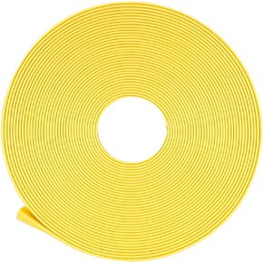uxcell Heat Shrink Tubing 10mm Dia 16mm Flat Width 2:1 Heat Shrink Wrap Cable Sleeve Heat shrink Tube 5m Yellow