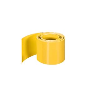 uxcell PVC Heat Shrink Tube 36mm Flat Width Wrap for Single 22650 2 Meter Black