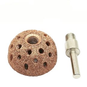 BT-M122a Buffing Wheel Kit for Tire Repair Dia. 2 1/2"(63 mm) 60 Grit 2 pcs/kit with Quick Change Adapter