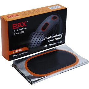 PAX 32 قطعة 46 × 115 مم رقعات أنبوبية بيضاوية، ثقب إصلاح الإطارات المسطحة للسيارات، السيارة، الشاحنة، الجرار، المركبات الزراعية، الدراجات النارية، BMX، ATVs، النهر العائم، مطاط قابل للنفخ