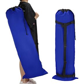PATIKIL 47 Inch Camp Chair Replacement Bags, 2 Pack Heavy Folding Camping Chair Bag 900D Oxford Large Mouth Storage Bags with Shoulder Strap for Travel Camping, Blue