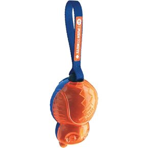 Ethical Pets Push to Mute Dog Toy, Ball with Strap