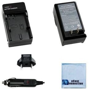 DMW-BCG10 AC Wall Battery Charger Replacement for Panasonic DMW-BCG10 DMW-BCG10E DMW-BCG10GK DMW-BCG10PP Battery, DE-A65 DE-A66 Charger, Lumix DMC-ZS10, Lumix DMC-ZS15, Lumix DMC-ZS19