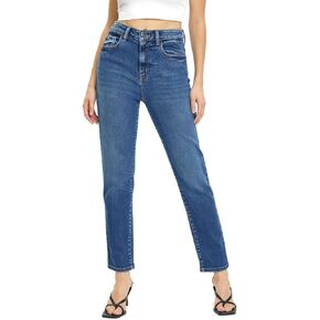 Cello Jeans Women's Classic High Rise Slim Straight Jeans