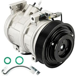 78388 AC Compressor Fit for Camry 2002-2006 Highlander 2001-2007 2.4L, Solara 2002-2008 2.4L, New Air Conditioning Compressor Automotive
