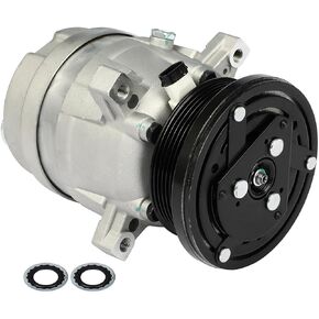 cciyu Air Conditioning Compressor 1994-1996 Fit for P-ontiac Grand Prix 3.4L 1994-1996 for B-uick Century for B-uick Regal 3.1L Replaces CO 20215C AC Compressor for Car