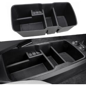 MARCHFA Center Console Lower Organizer Tray Compatible for 2022 2023 2024 Kia EV6 Accessories Armrest Bottom Storage Box