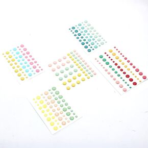 KSCRAFT Colorful Enamel Dots Stickers for Scrapbooking/Card Making Embellishment Project DIY Craft
