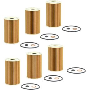 6 Pack of BAIZHIHUA EO-28060 Oil Filter Replaces 26320-3C300, 26320-3C30A, 26300-3C701, 26320-3C250, HP-7029 Fits Hyundai Genesis, Coupe, CRDi i20 i30 i40 ix35 Tucson, Veracruz 2008-2012, KIA SORENTO