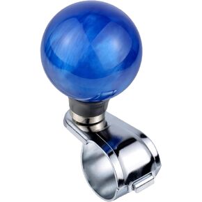 Lunsom Wheel Spinner Knob, Resin Steering Wheel Knobs Spinner Steer Wheel Ball Suicide Knob Power Handle Turning Assist Helper Fit for Car Truck SUV, Purple