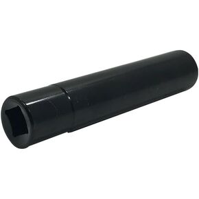 Hunting Horse 4.5" 7 Splined Tuner Spiked Lug Nut Socket Key, 4.5 Inch Spike Lug Nut Key Tool Adapter for Splined Lugs, 2" Tuner Lug Nut Socket, Black