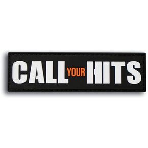 رقعة معنويات PVC "Call Your Hits" - معنويات مضحكة، تكتيكية، رقعة عسكرية - رقعات، رقعات عسكرية - مثالية لمعدات الجيش العسكرية التكتيكية، وحقيبة الظهر، والقبعة، والسترة in Kuwait