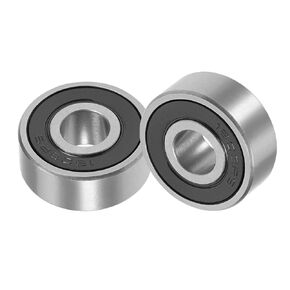 2pcs 1603-2RS Deep Groove Ball Bearings - [5/16 Inch x 7/8 Inch x 11/32 Inch] Chrome Steel Balls for Motors Machine Tool Gearboxes Bearing Use,Double Sealed