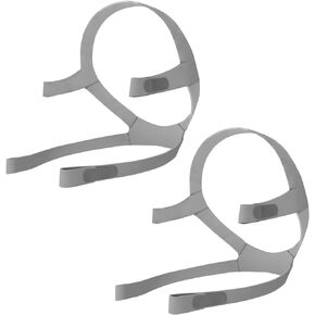 LALASTAR 2-Pack Replacement Headgear Strap for Airfit F10 CPAP Mask, CPAP Headgear Compatible with Airfit F10, Adjustable Mask Headband, Medium