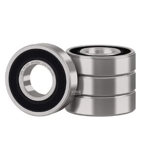XiKe 4 Pcs R8-2RS Double Rubber Seal Bearings 1/2" x 1-1/8" x 5/16", Pre-Lubricated and Stable Performance and Cost Effective, Deep Groove Ball Bearings.
