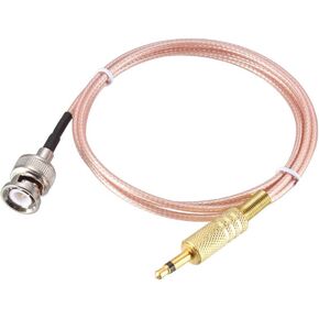 Uxcell BNC ذكر إلى 3.5 ملم 1/8 بوصة مونو TS كابل صوت محوري ذكر 1.83 متر/6 قدم in Kuwait