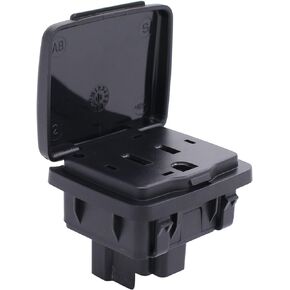 NewYall Center Console Rear Power Outlet Socket Plug 110V 150W for Ford Explorer 2011-2015 F150 2010-2014 F250 F350 F450 2011-2016 for Lincoln Navigator 2007-2014