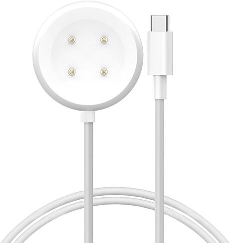 متوافق مع كابل شاحن Google Pixel Watch 2 للشحن السريع من النوع C (3.3 قدم، أبيض) in Kuwait