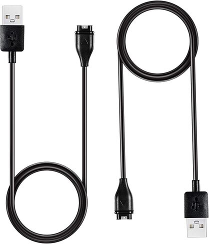 Charging Cord Chargers Compatible with Garmin Venu Sq/Venu 2/Venu 2S/ Vivoactive 4/Vivoactive 4S-Replacement USB Charger Adapter Charge Cord Charging Cable for Venu Smartwatch (Black) in Saudi Arabia