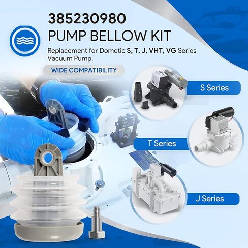 385230980 Vacuum Pump Bellow Kit for Dometic - For Vacuflush S Series & J Series Vacuum Pump & T Series Discharge Pump in Saudi Arabia