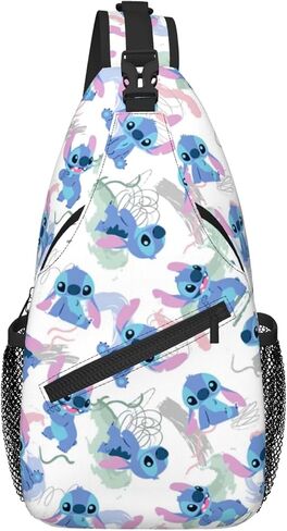 Cartoon Sling Bag, Crossbody Sling Backpack Sling Bag Travel Hiking Chest Bag Daypack Gifts for Women Men in Saudi Arabia