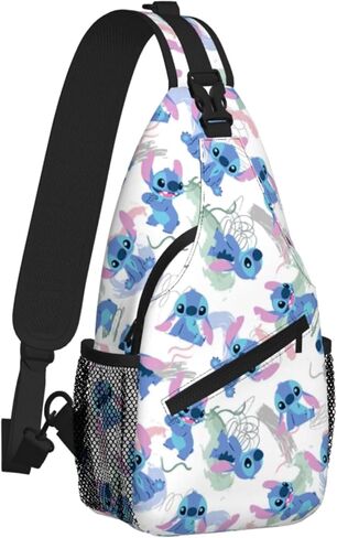 Cartoon Sling Bag, Crossbody Sling Backpack Sling Bag Travel Hiking Chest Bag Daypack Gifts for Women Men in Saudi Arabia