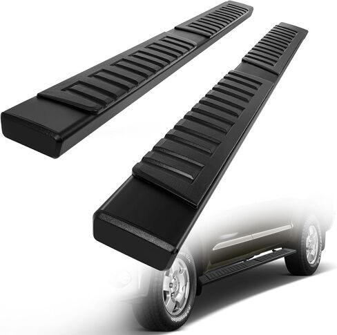SCITOO 6 Inches Nerf Bar Running Boards Fit for 2007 2008 2009 2010 2011 2012 2013 2014 2015 2016 2017 2018 2019 2020 2021 For Toyota Tundra Double Cab Black Aluminium Alloy Side Step Rock Sliders in Saudi Arabia