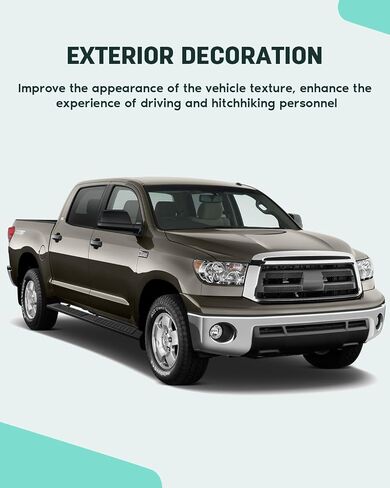 SCITOO 6 Inches Nerf Bar Running Boards Fit for 2007 2008 2009 2010 2011 2012 2013 2014 2015 2016 2017 2018 2019 2020 2021 For Toyota Tundra Double Cab Black Aluminium Alloy Side Step Rock Sliders in Saudi Arabia