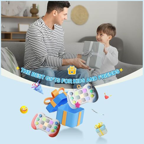 لعبة الدفع السريع فيدجيت تويز، ألعاب البوب ​​الوامضة المطورة إنها برو للأطفال، لعبة الدفع السريع المضيئة فيدجيت هدية وحدة التحكم المحمولة لعبة لوحة الألعاب للأولاد والبنات والمراهقين in Saudi Arabia