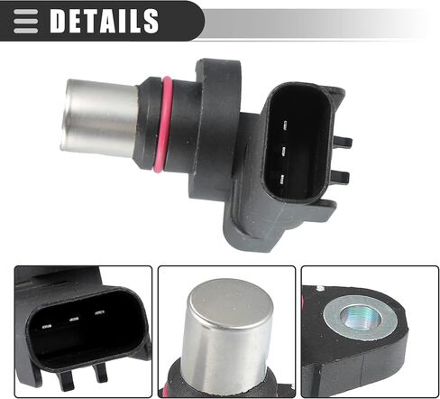 Motoforti Camshaft Position Sensor, for MINI COOPER 1.6L V4 2002-2008, Plastic, 5293161AA, Black in Saudi Arabia