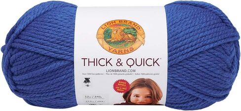 Lion Brand Yarn Thick & Quick Bonus Bundle Yarn, Navy in Saudi Arabia