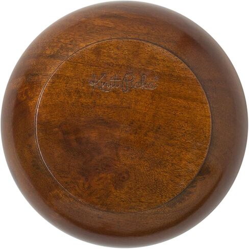 وعاء غزل متماسك (خشب مانجو بني داكن) in Kuwait