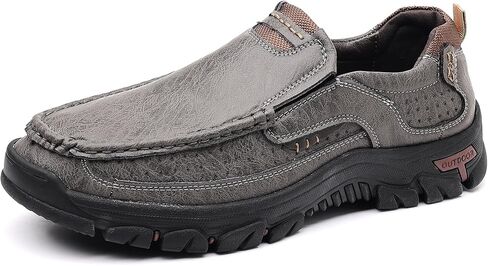 Mens Classic Walking Sneakers Slip on Loafers Casual Shoes Comfort Breathable Dress Flats for Driving Business Office Outdoor in Saudi Arabia
