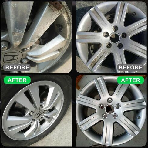 NADAMOO Alloy Wheel Spray Paint, Aerosol Car Rim Paint for Recolor and Protection, Semi-gloss Metallic Gray, 4 Cans, 13 Oz Per Can in Kuwait