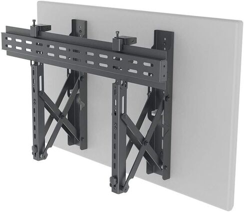 Monoprice TV Wall Mount Bracket | Specialty Menu Board, with Push-to-Pop-Out, Max Weight 99lbs, Extension Range of 2.4in to 8in,VESA Patterns Up to 600x400 Security Brackets - Entegrade Series,Black in Saudi Arabia