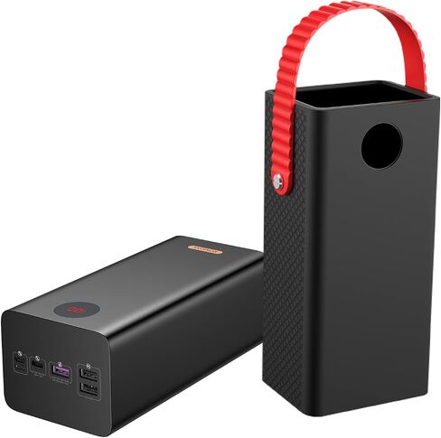 The Silicone Case for ROMOSS 60,000mAh Power Bank - Black in Saudi Arabia