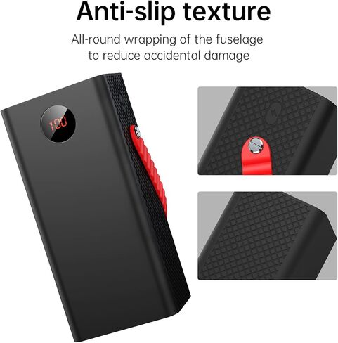 The Silicone Case for ROMOSS 60,000mAh Power Bank - Black in Saudi Arabia