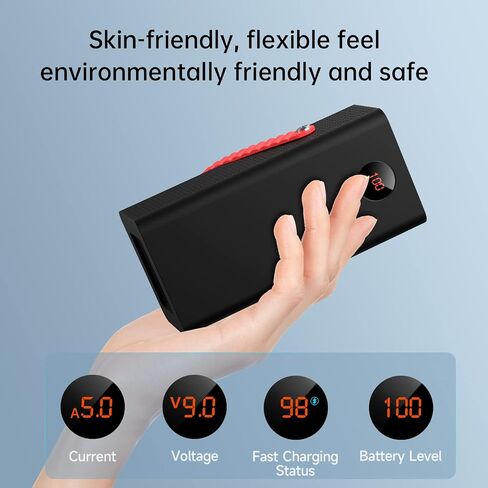 The Silicone Case for ROMOSS 60,000mAh Power Bank - Black in Saudi Arabia