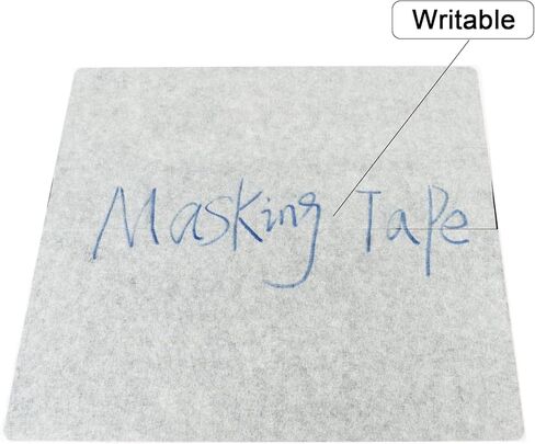 BOMEI PACK Wide Painters Tape 6 Inch, Crepe Paper General Purpose Wide White Masking Tape, 55 yds Length, Multi-Surface Adhesive Painting Tape, for Painting, DIY, Arts, Crafts, Labeling in Kuwait