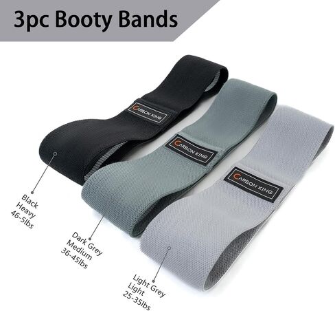 Barbell Pad Set for Squat,Hip Thrust Pad with 2 Upgraded Ankle Straps,3 Booty Bands, 2 Weightlifting Straps, Gym Pad for Hip Thrust and Carry Bag in Saudi Arabia